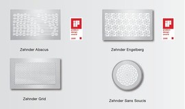 Tvarov dokonal a funkn design mek Zehnder slou pro zakryt vvod vzduchu v podlaze, stn nebo stropu, v blm nebo nerezovm proveden, ocenn cenou IF Design Award.