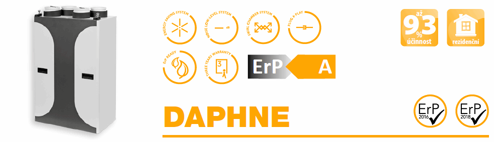 Rekuperan jednotka DAPHNE