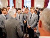 Prezident republiky přijal mladé profesionály z reprezentace na EuroSkills 2025 v Dánsku Prezident republiky Petr Pavel přijal mladé řemeslníky z EuroSkills