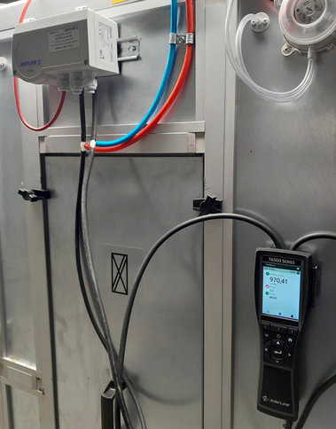 Obr. 5 Ukázka poměrové kalibrace s přístrojem TA530 (zařízení 11)