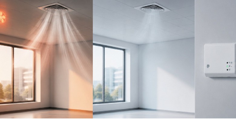 Úspory ve vzduchotechnice řízením podle aktuální potřeby, foto Protronix